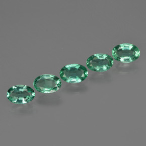 1,98 ct natürliche grüner Smaragd-Edelsteine, Oval Schliff, SI