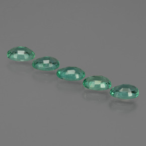 1,98 ct natürliche grüner Smaragd-Edelsteine, Oval Schliff, SI