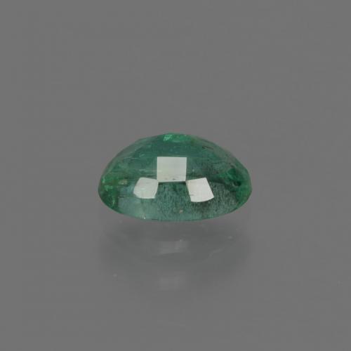 0,79 ctw natürlicher grüner Smaragd, Oval Schliff, SI