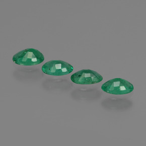  ct natürliche grüner Smaragd-Edelsteine, Oval Schliff, SI