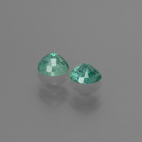 0,52 ct natürliche grüner Smaragd-Edelsteine, Rundschliff, SI-I1