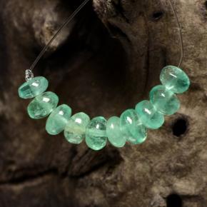 3,79 ct natürliche grüner Smaragd-Edelsteine, Fantasieschliff, Lichtdurchlässig