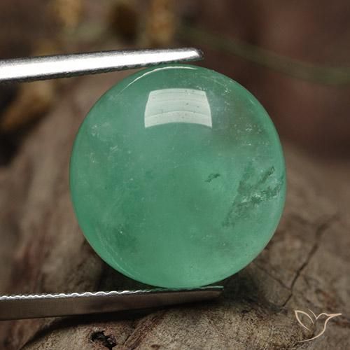 13.06ct Natürlicher Cooles Smaragdgrün Smaragd, Runden, Lichtdurchlässig