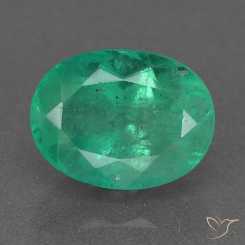 2.26ct Natürlicher Mitteltiefgrün Smaragd, Oval, VS-SI
