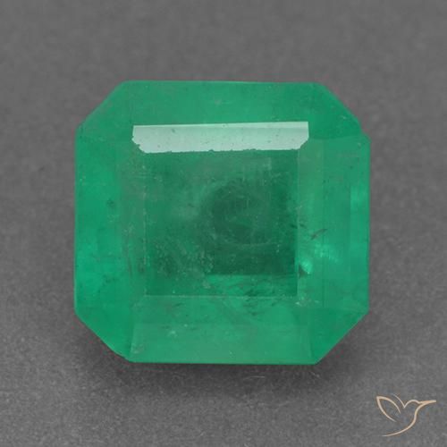 2.48ct Natürlicher Giftgrün Smaragd, Smaragdschliff, VS-SI