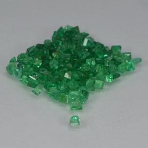2,06 ct natürliche grüner Smaragd-Edelsteine, Quadrat, SI