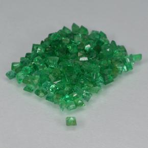 2,08 ct natürliche grüner Smaragd-Edelsteine, Quadrat, SI