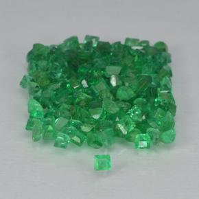 1,91 ct natürliche grüner Smaragd-Edelsteine, Quadrat, SI