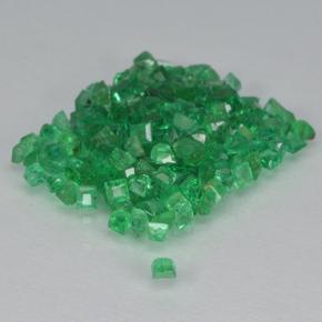1,91 ct natürliche grüner Smaragd-Edelsteine, Quadrat, SI