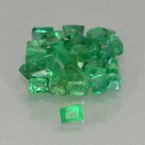 0,53 ct natürliche grüner Smaragd-Edelsteine, Baguette, SI