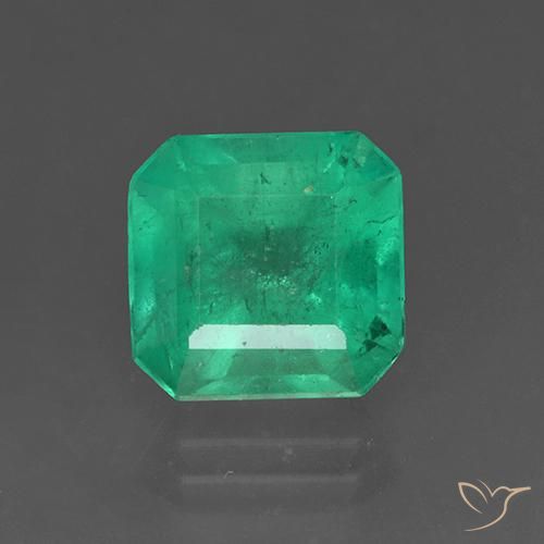 3.35ct Natürlicher Jadegrün Smaragd, Smaragdschliff, SI