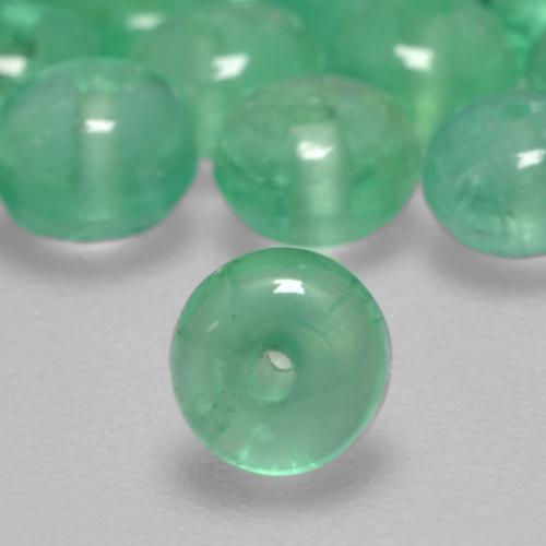 9,17 ctw natürlicher hellgrün Smaragd, Runden, Transparent