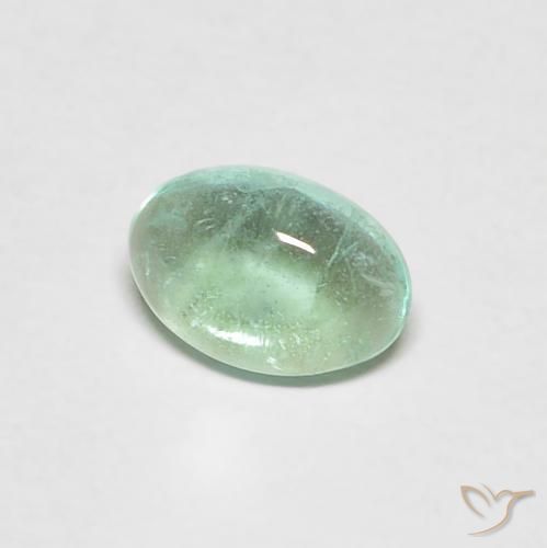 9,17 ctw natürlicher Helles Mintgrün Smaragd, Oval, Transparent