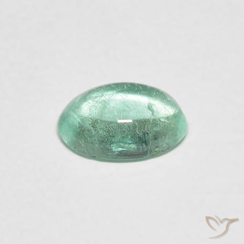 9,17 ctw natürlicher Helles Mintgrün Smaragd, Oval, Transparent