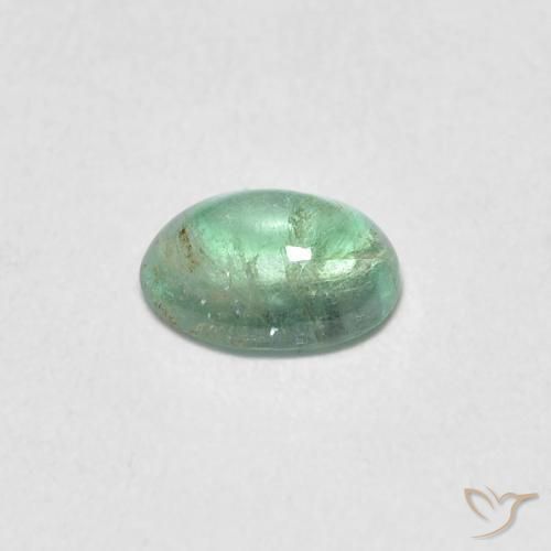 9,17 ctw natürlicher Helles Mintgrün Smaragd, Oval, Transparent