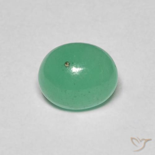 0.97ct Natürlicher Mittelgrün Smaragd, Oval, Lichtdurchlässig