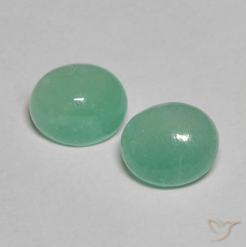 1.41ctw Natürlicher Mittleres helles Grün Smaragd, Oval, Lichtdurchlässig, Photo A