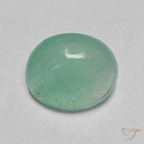 0.78ct Natürlicher Kühles Grün Smaragd, Oval, Lichtdurchlässig