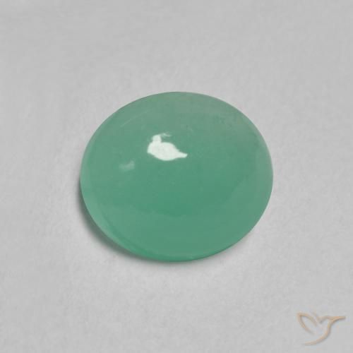 0.83ct Natürlicher hellgrün Smaragd, Oval, Lichtdurchlässig