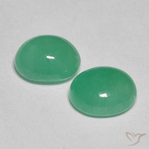 1.49 ct natürliche hellgrün Smaragd-Edelsteine, Oval, Lichtdurchlässig