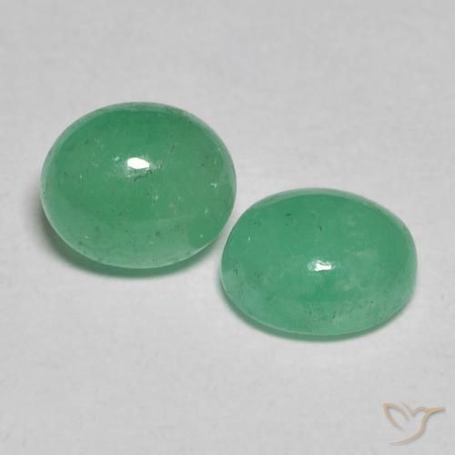 1.83 ct natürliche Mittelgrün Smaragd-Edelsteine, Oval, Lichtdurchlässig
