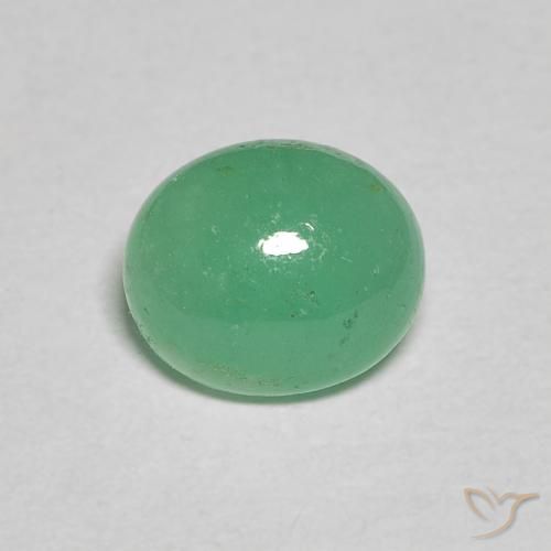 1.04ct Natürlicher Mittelgrün Smaragd, Oval, Lichtdurchlässig