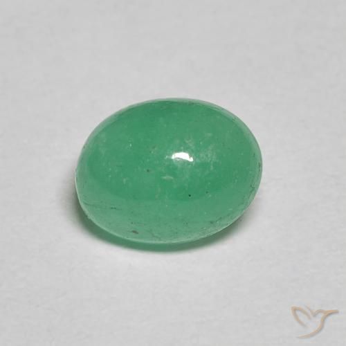 1.08ct Natürlicher Klee Grün Smaragd, Oval, Lichtdurchlässig