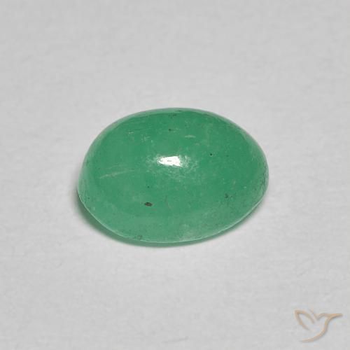 9,17 ctw natürlicher Klee Grün Smaragd, Oval, Lichtdurchlässig
