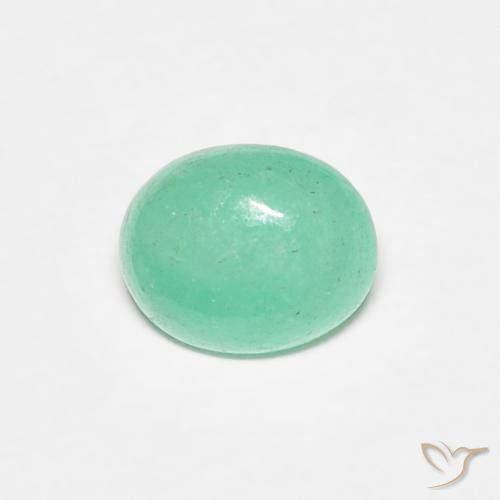 0.67ct Natürlicher hellgrün Smaragd, Oval, Lichtdurchlässig