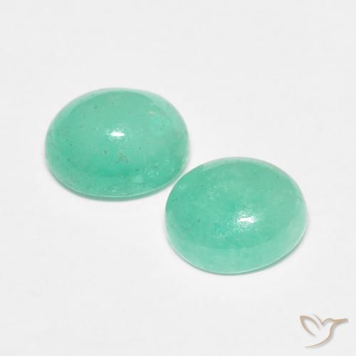 1.49 ct natürliche hellgrün Smaragd-Edelsteine, Oval, Lichtdurchlässig