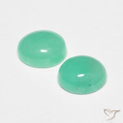 1.29 ct natürliche hellgrün Smaragd-Edelsteine, Oval, Lichtdurchlässig