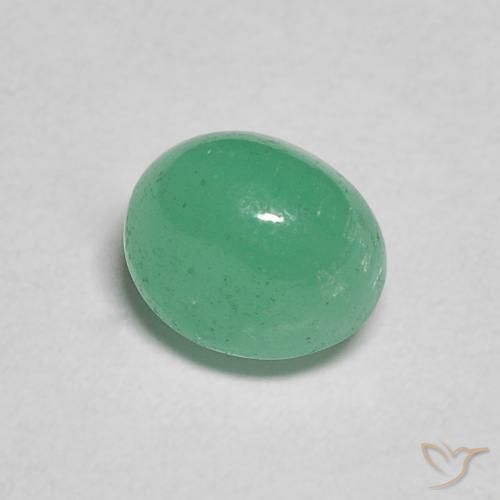 0.92ct Natürlicher Giftgrün Smaragd, Oval, Lichtdurchlässig