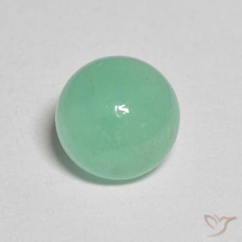 1.18ct Natürlicher hellgrün Smaragd, Runden, Lichtdurchlässig