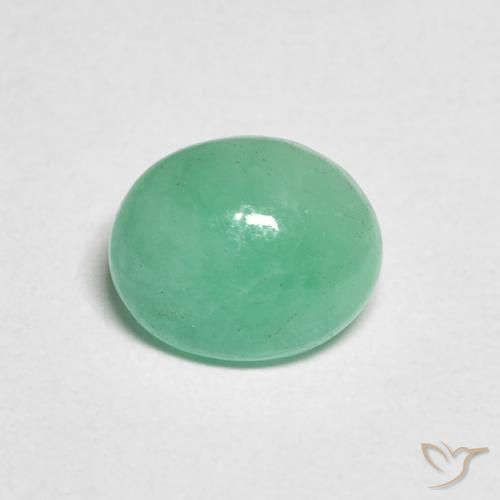 1.02ct Natürlicher mintgrün Smaragd, Oval, Lichtdurchlässig