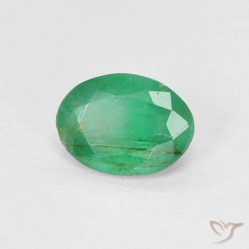 9,17 ctw natürlicher Jadegrün Smaragd, Oval, VS-SI