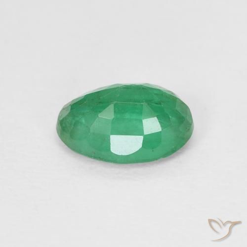 9,17 ctw natürlicher Jadegrün Smaragd, Oval, VS-SI