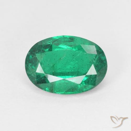 1.93ct Natürlicher tiefgrün Smaragd, Oval, VS