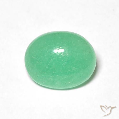 0.99ct Natürlicher hellgrün Smaragd, Oval, Lichtdurchlässig