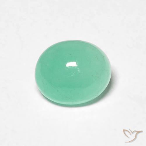 0.62ct Natürlicher hellgrün Smaragd, Oval, Lichtdurchlässig