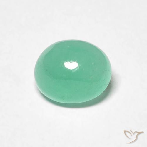 0.73ct Natürlicher hellgrün Smaragd, Oval, Lichtdurchlässig