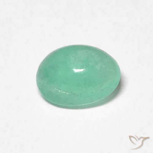 0.40ct Natürlicher hellgrün Smaragd, Oval, Lichtdurchlässig
