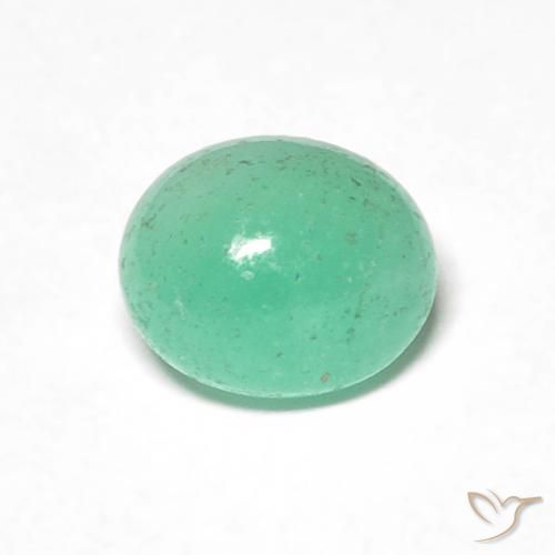 0.81ct Natürlicher Farngrün Smaragd, Oval, Lichtdurchlässig