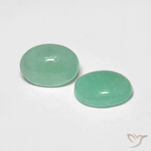 1.01 ct natürliche Pistaziengrün Smaragd-Edelsteine, Oval, Lichtdurchlässig