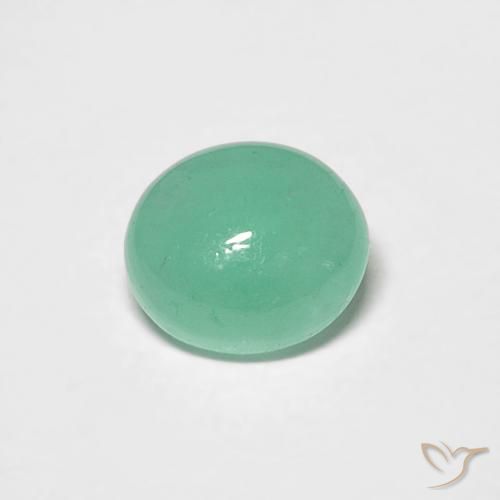 0.70ct Natürlicher hellgrün Smaragd, Oval, Lichtdurchlässig