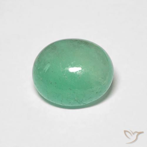 0.97ct Natürlicher Pistaziengrün Smaragd, Oval, Lichtdurchlässig