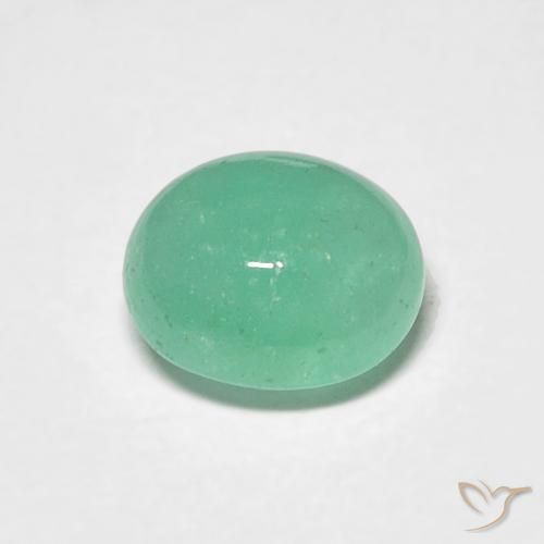 0.97ct Natürlicher hellgrün Smaragd, Oval, Lichtdurchlässig