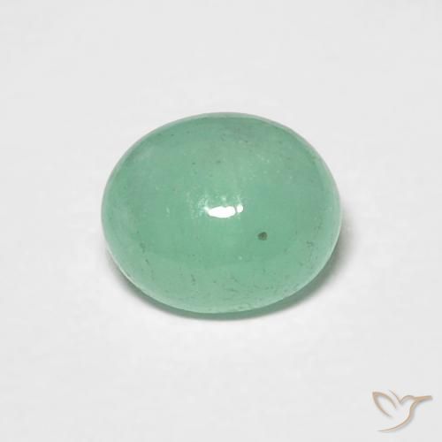 0.72ct Natürlicher Pistaziengrün Smaragd, Oval, Lichtdurchlässig