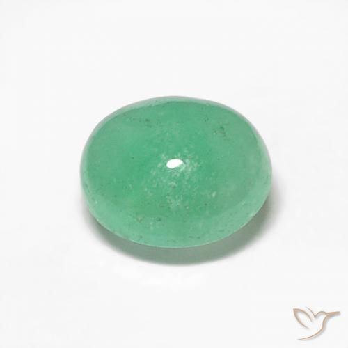 0.35ct Natürlicher hellgrün Smaragd, Oval, Lichtdurchlässig