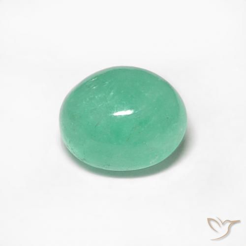 0.51ct Natürlicher hellgrün Smaragd, Oval, Lichtdurchlässig