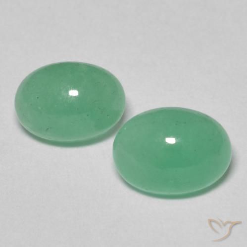 1.89 ct natürliche hellgrün Smaragd-Edelsteine, Oval, Lichtdurchlässig